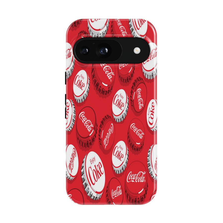 Coca-Cola Caps Google Pixel 9 | 10 Pro Case