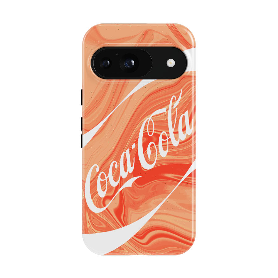 Coca-Cola Marble Pink Google Pixel 9 | 10 Pro Case