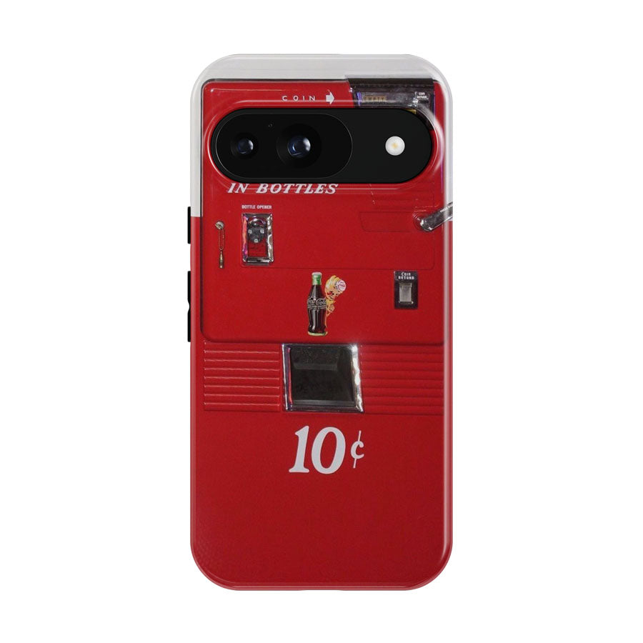 Coca Cola In Bottles Ice Cold 10 Cents Vending Machine Google Pixel 9 | 10 Pro Case