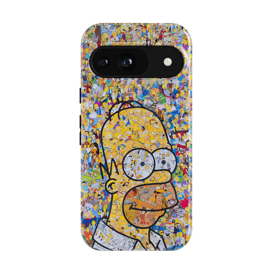 Collage Simpson Google Pixel 9 | 10 Pro Case