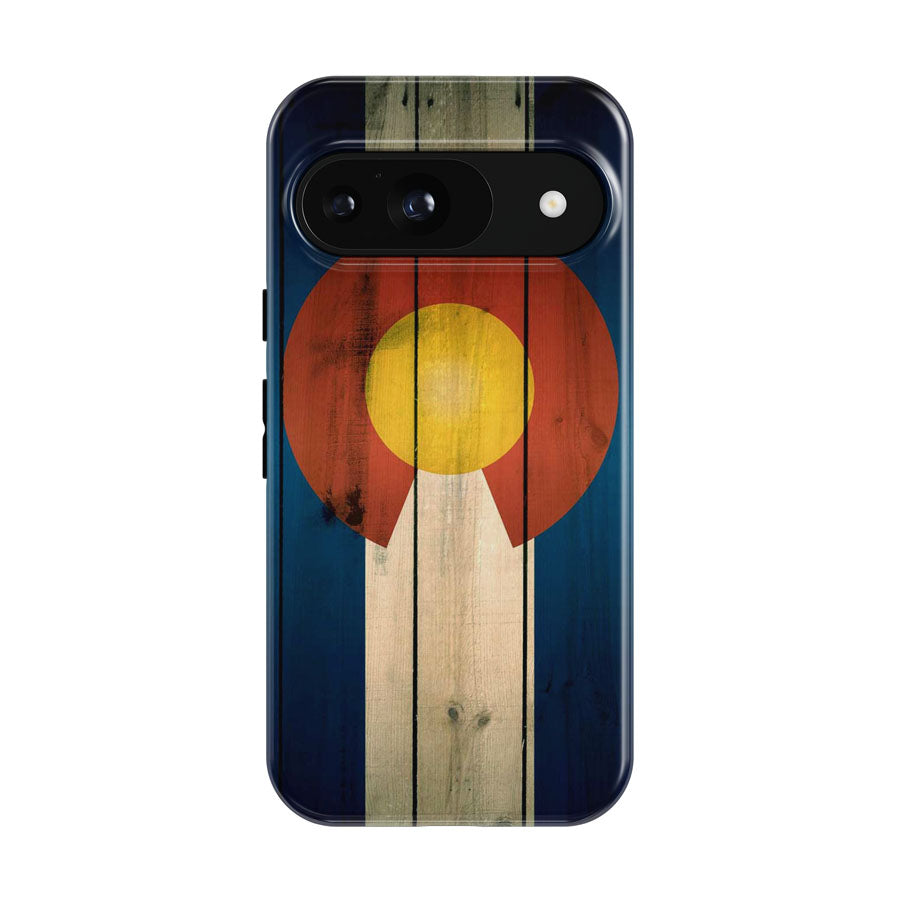 Colorado State Flag Wood Blue Design Google Pixel 9 | 10 Pro Case