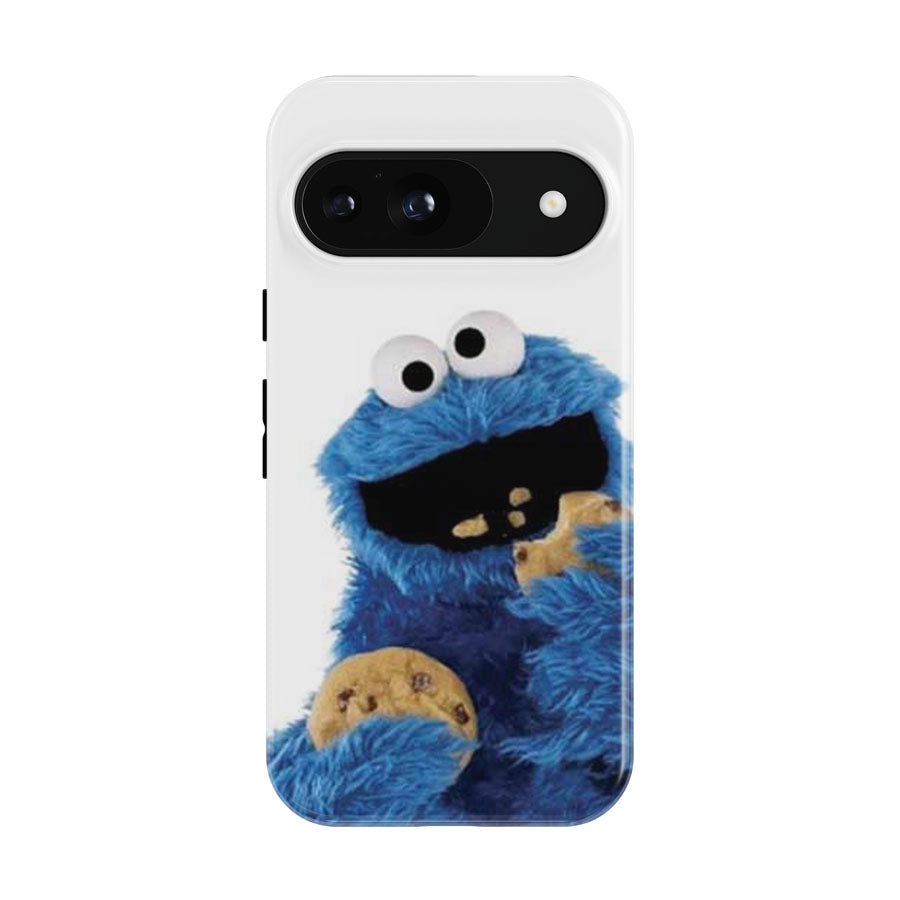 Cookie Monster Plain Wht Google Pixel 9 | 10 Pro Case