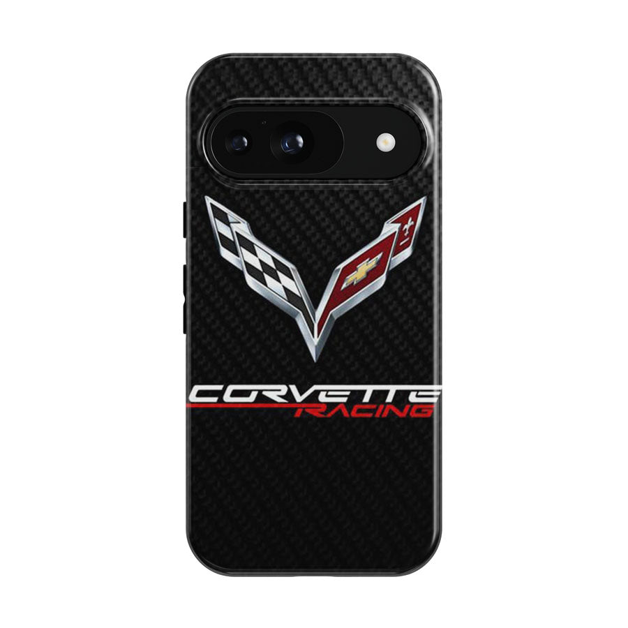 Corvette Logo Carbon Google Pixel 9 | 10 Pro Case
