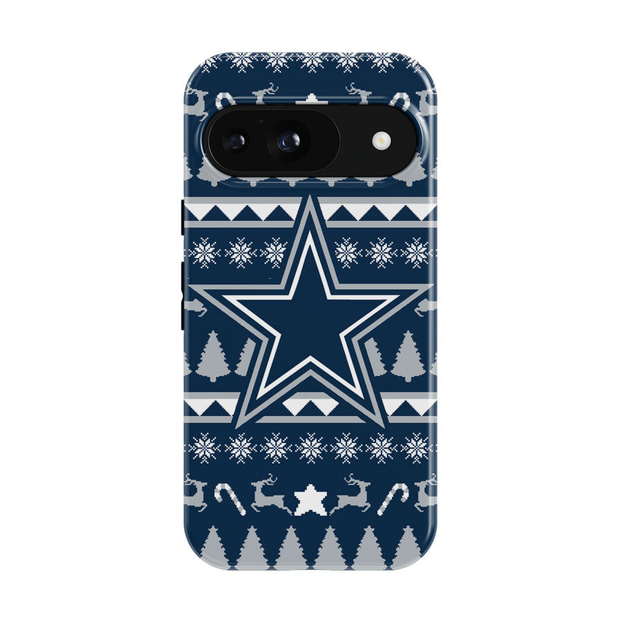 Dallas Cowboys Christmas Sweater Google Pixel 9 | 10 Pro Case