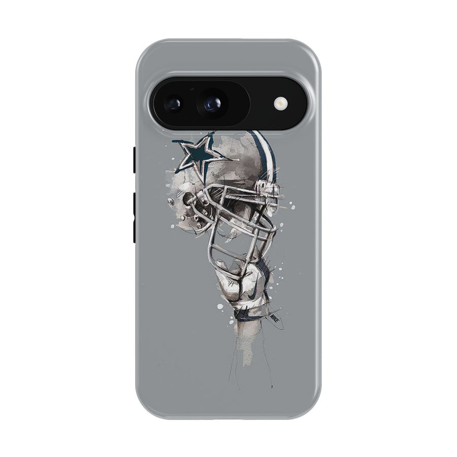 Dallas Cowboys Helmet Painting Florian Nicolle Google Pixel 9 | 10 Pro Case