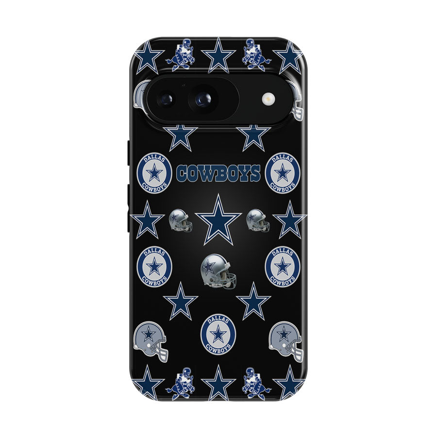 Dallas Cowboys Logo Pattern Google Pixel 9 | 10 Pro Case