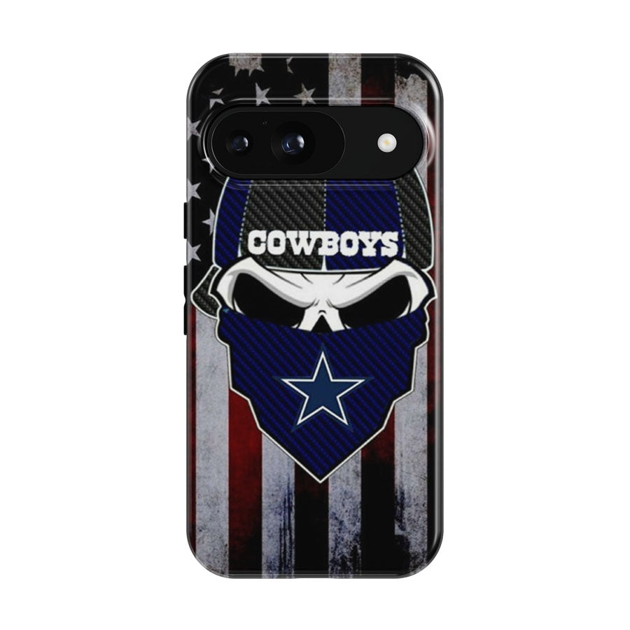 Dallas Cowboys Skull Usa Flag Google Pixel 9 | 10 Pro Case
