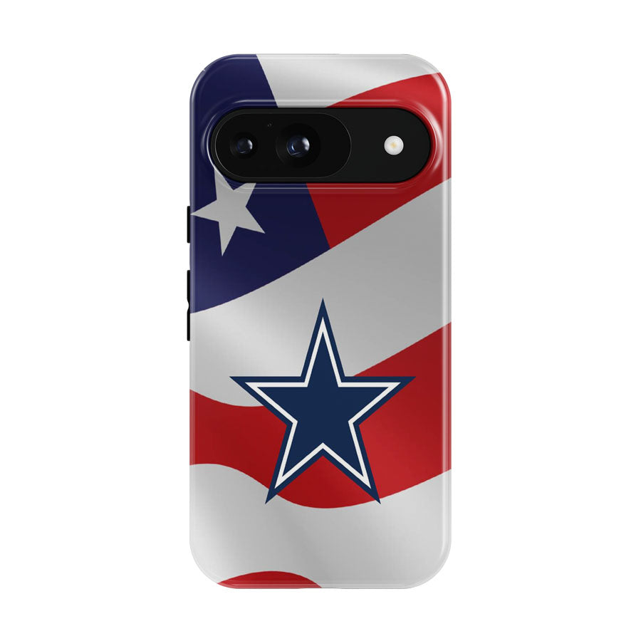 Dallas Cowboys X United State Flag Google Pixel 9 | 10 Pro Case