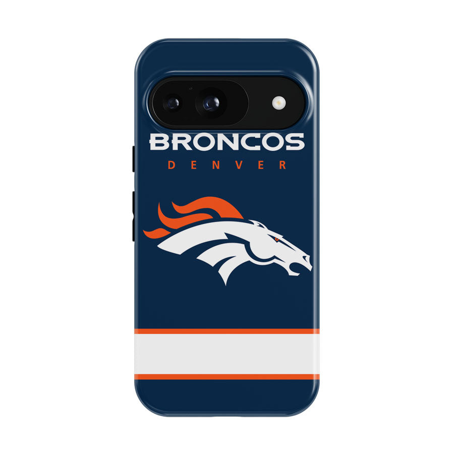 Denver Broncos Logo Wallpaper Google Pixel 9 | 10 Pro Case