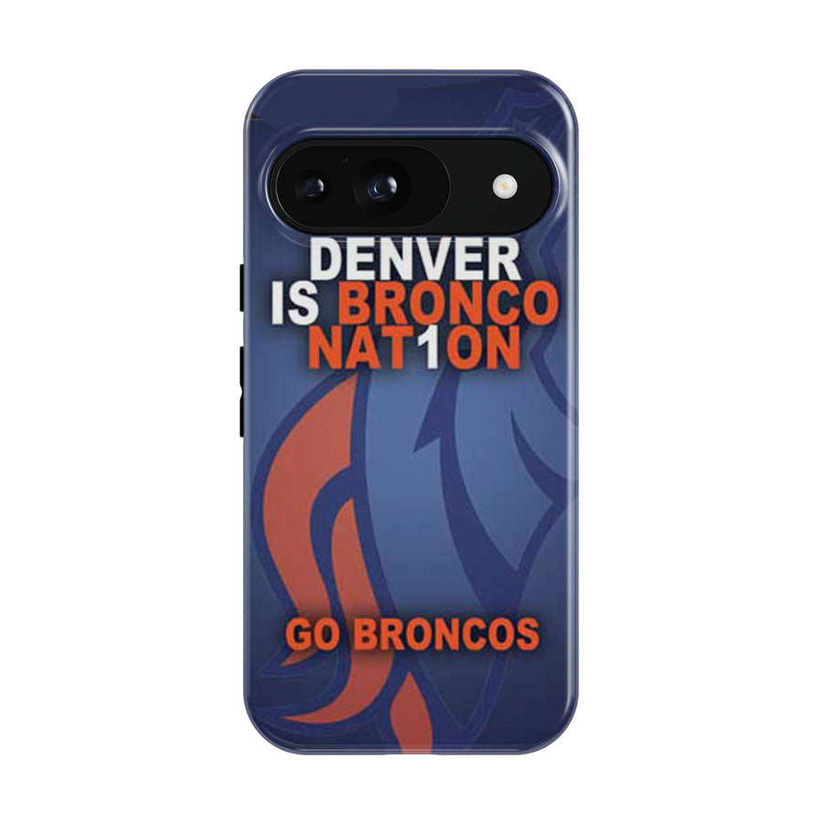Denver Broncos Nat1On Google Pixel 9 | 10 Pro Case
