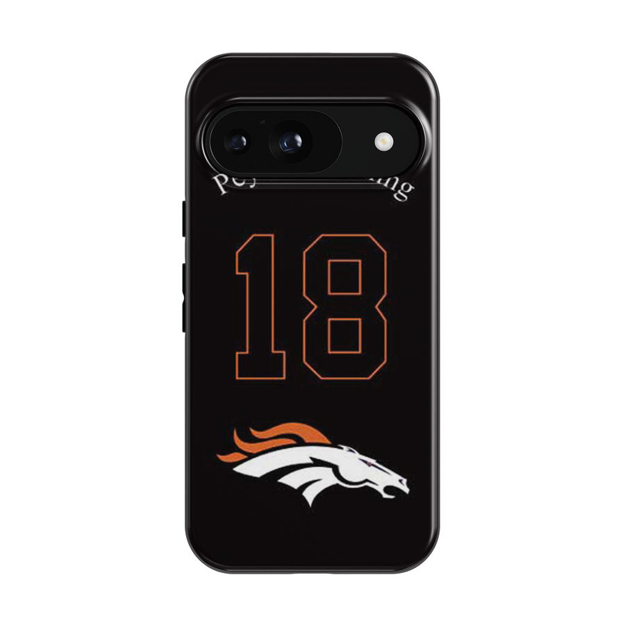 Denver Broncos P Manning Google Pixel 9 | 10 Pro Case