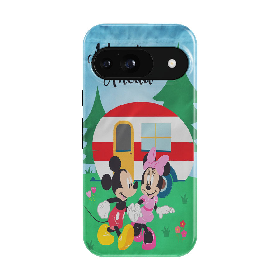 Disney Adventures Ahead Camper Mickey And Minnie Google Pixel 9 | 10 Pro Case