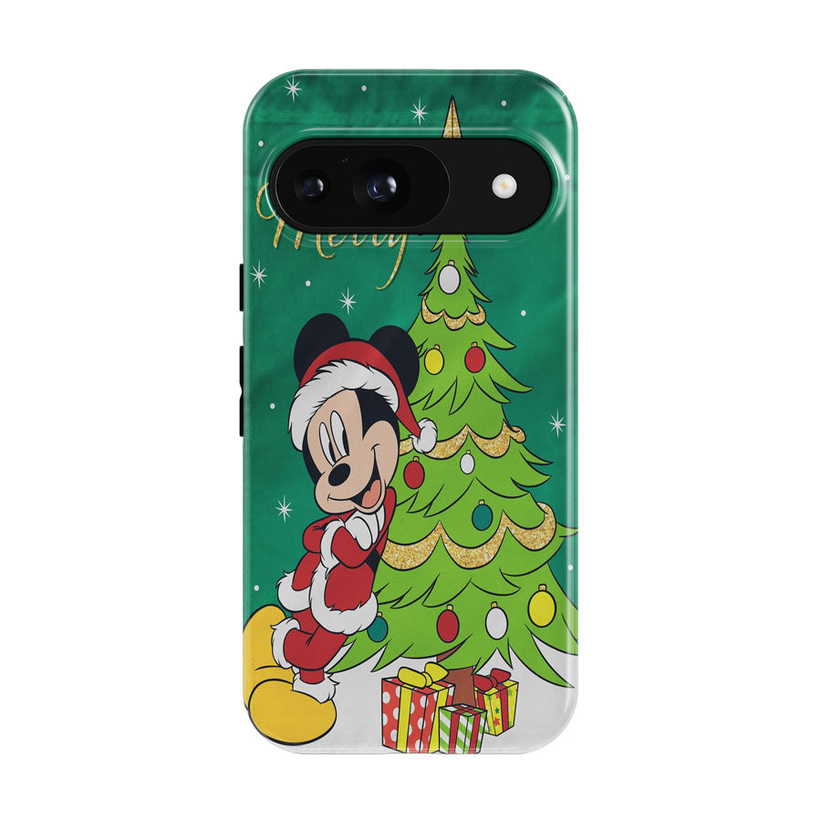 Disney Be Merry Santa Mickey Google Pixel 9 | 10 Pro Case