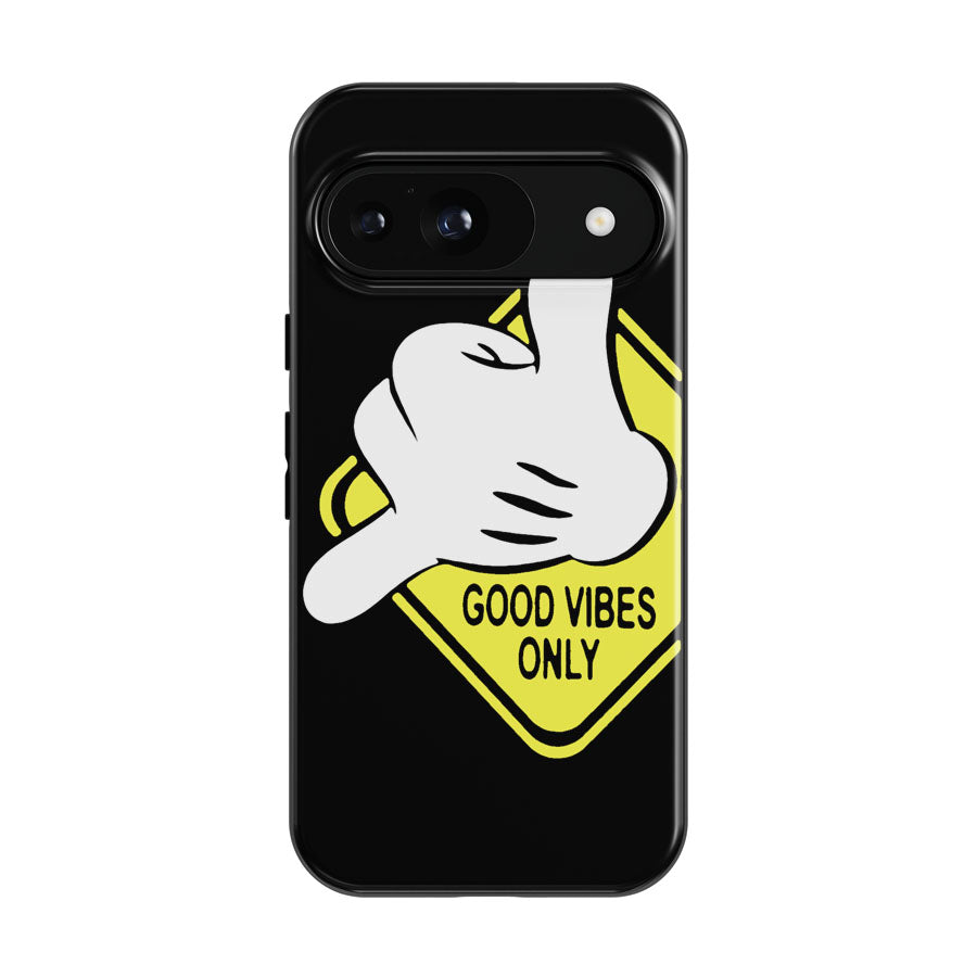 Disney Cartoon Mickey Hand Funny Quote Good Vibes Google Pixel 9 | 10 Pro Case
