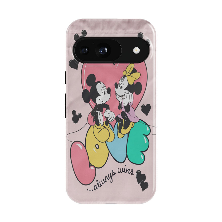 Disney Love Always Wins Mickey & Minnie Google Pixel 9 | 10 Pro Case
