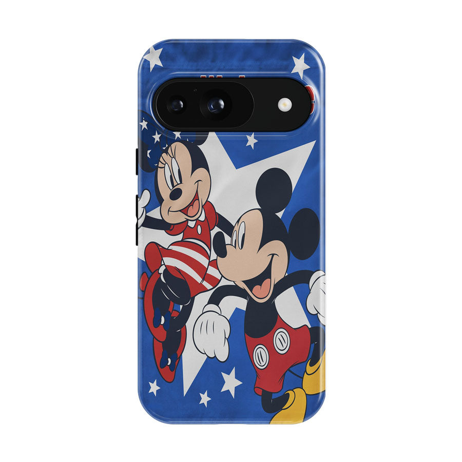 Disney Mickey And Minnie Usa Welcome Google Pixel 9 | 10 Pro Case