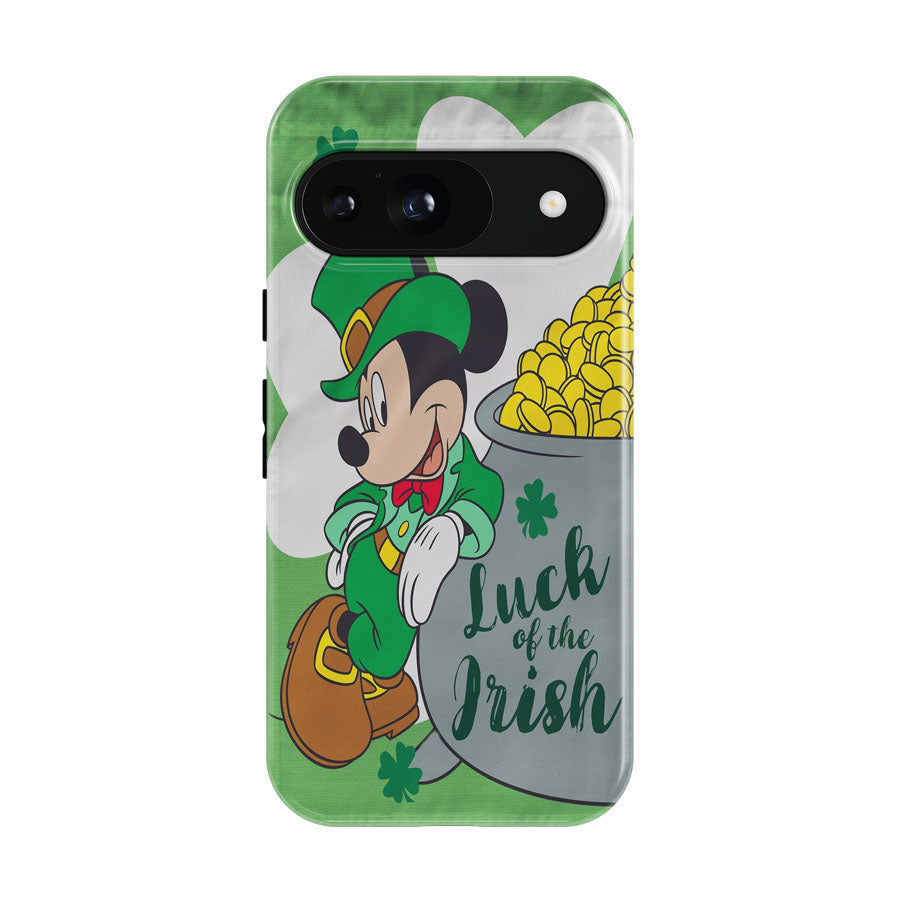 Disney Mickey Luck Of The Irish Google Pixel 9 | 10 Pro Case