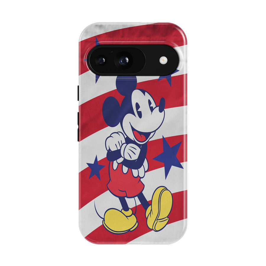 Disney Mickey Mouse Stars And Stripes Google Pixel 9 | 10 Pro Case