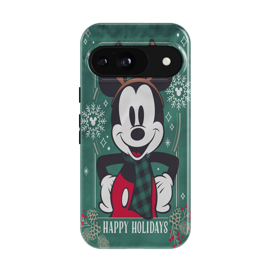 Disney Reindeer Holiday Mickey Google Pixel 9 | 10 Pro Case