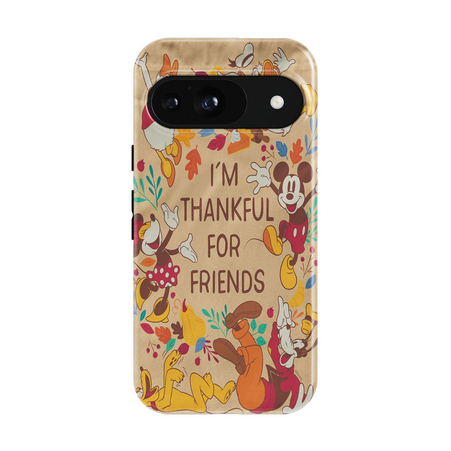 Disney Thankful For Friends Mickey And The Gang Google Pixel 9 | 10 Pro Case
