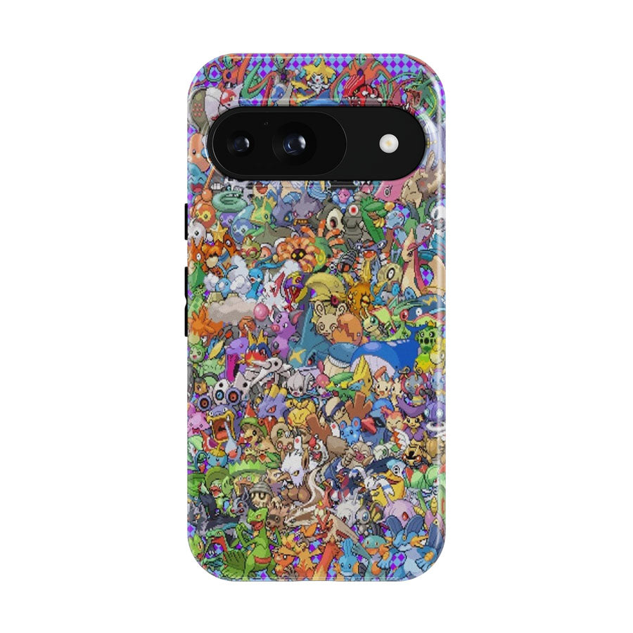 Epic Pokemon Generation 3 Cross Stitch Google Pixel 9 | 10 Pro Case