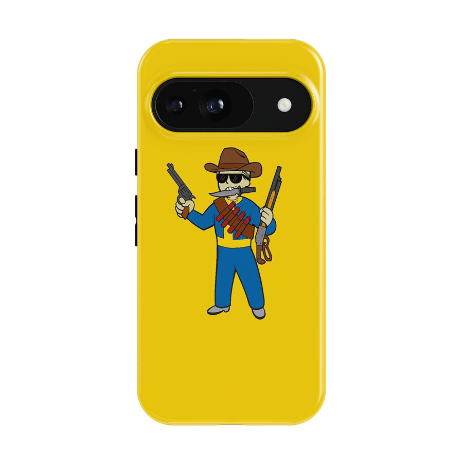 Fallout Boy Vault Boy Cowboy Perk Wallpapers Google Pixel 9 | 10 Pro Case