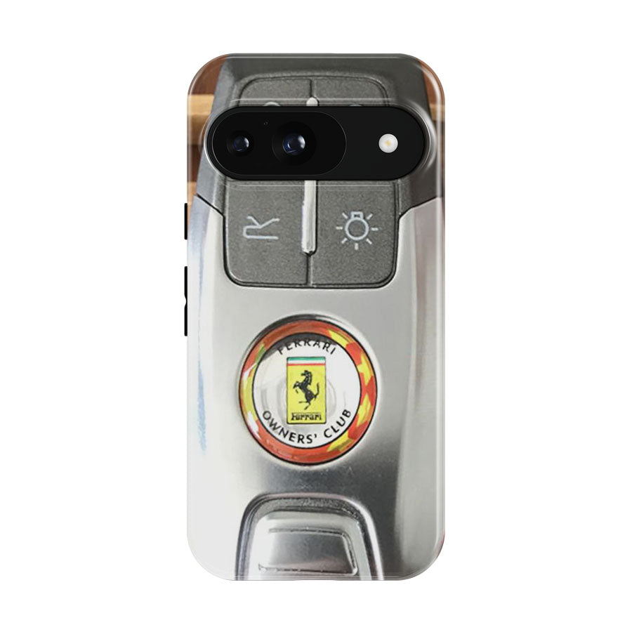 Ferrari Car Keys Stylish Keychain Emblem Google Pixel 9 | 10 Pro Case
