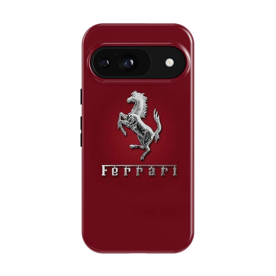 Ferrari In Red Background Google Pixel 9 | 10 Pro Case