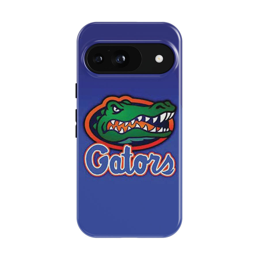 Florida Gators Logo On Blue Fade Google Pixel 9 | 10 Pro Case
