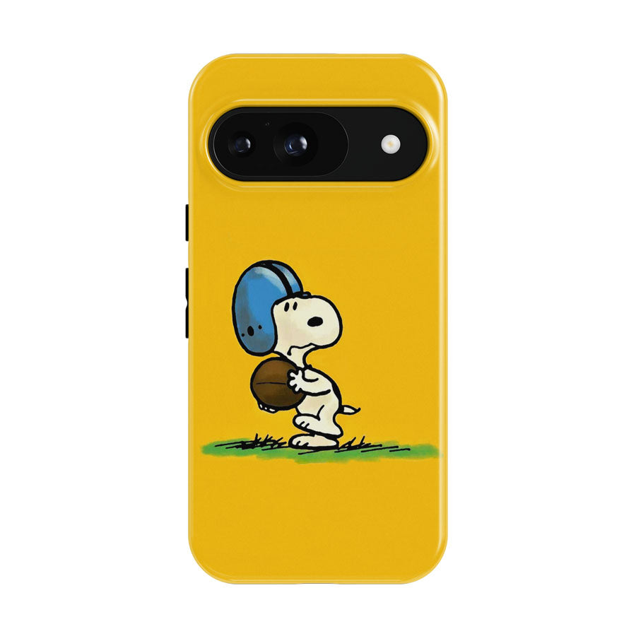 Funny Snoopy Play Football Google Pixel 9 | 10 Pro Case
