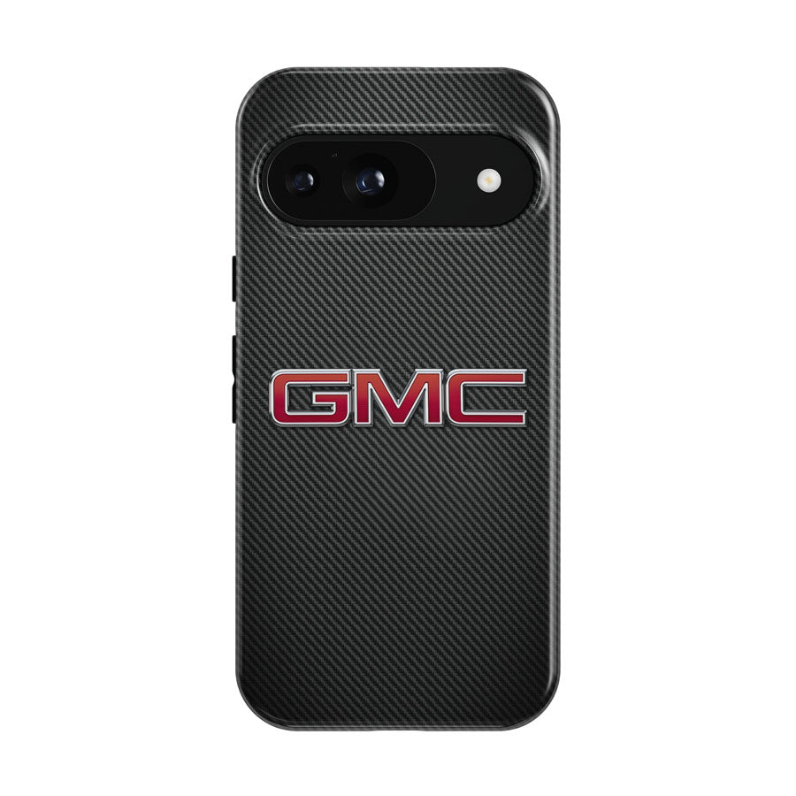 Gmc Carbon Fiber Logo Google Pixel 9 | 10 Pro Case