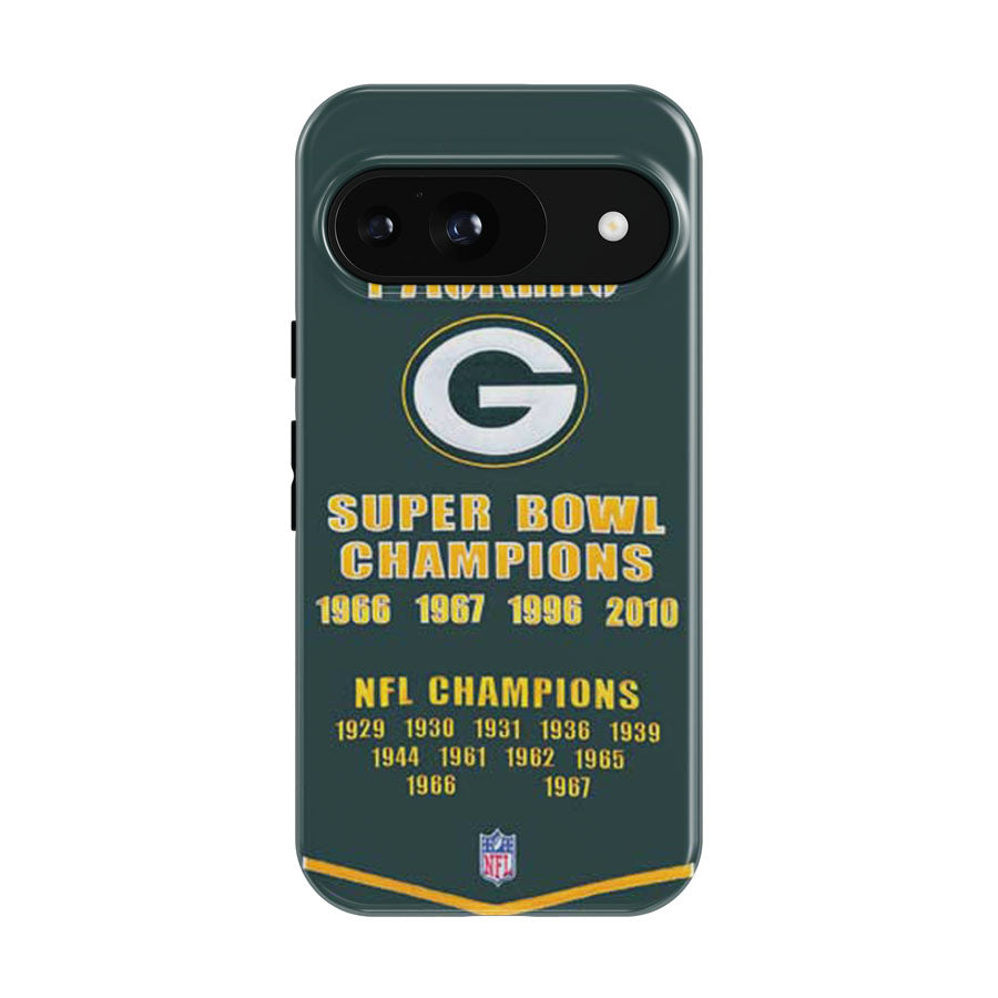 Green Bay Packers Championship Banner Google Pixel 9 | 10 Pro Case