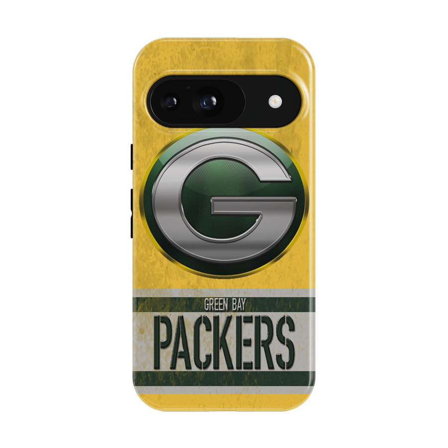 Green Bay Packers Emblem Logo Yellow Google Pixel 9 | 10 Pro Case