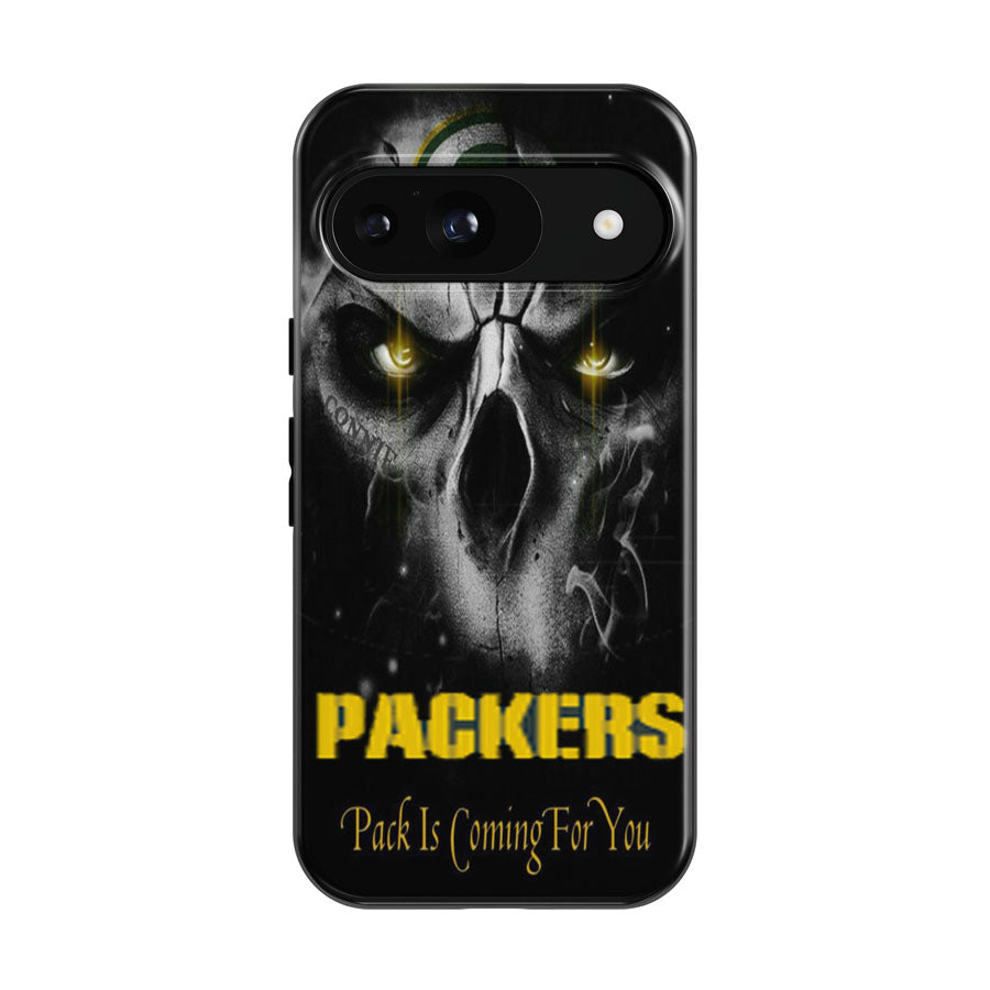 Green Bay Packers Skull Google Pixel 9 | 10 Pro Case