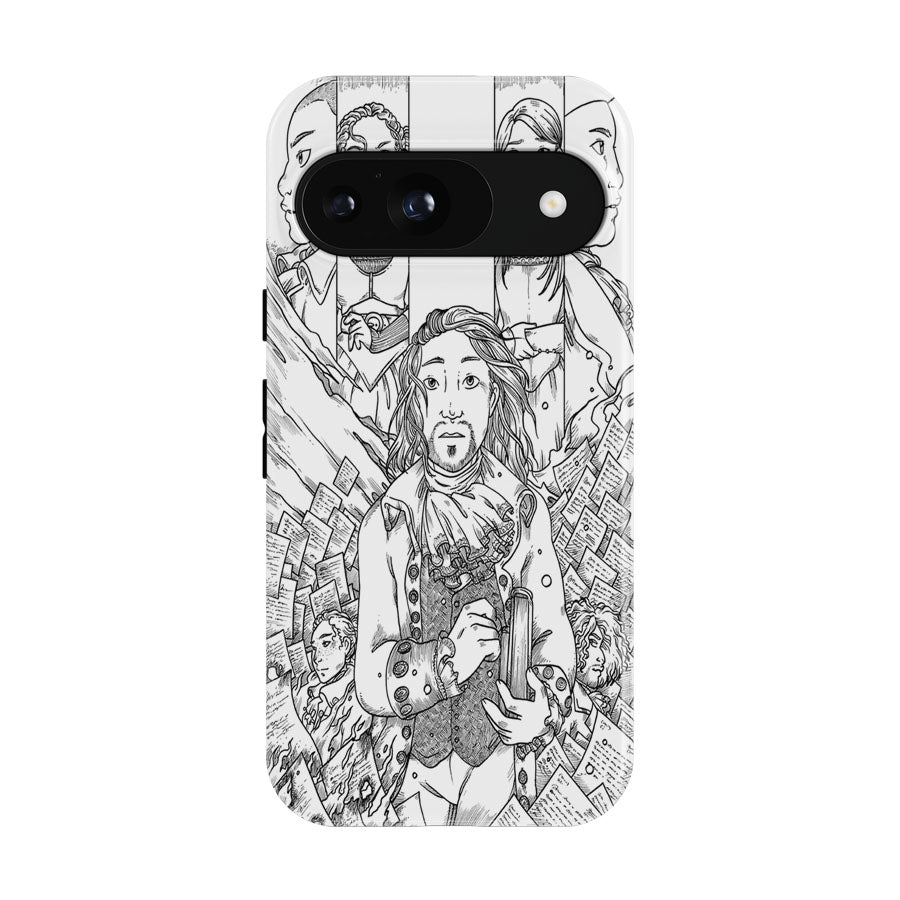 Hamilton American Musical Sketch Doodle Google Pixel 9 | 10 Pro Case