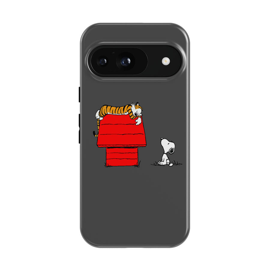 Hobbes Is A Top Snoopy House Google Pixel 9 | 10 Pro Case