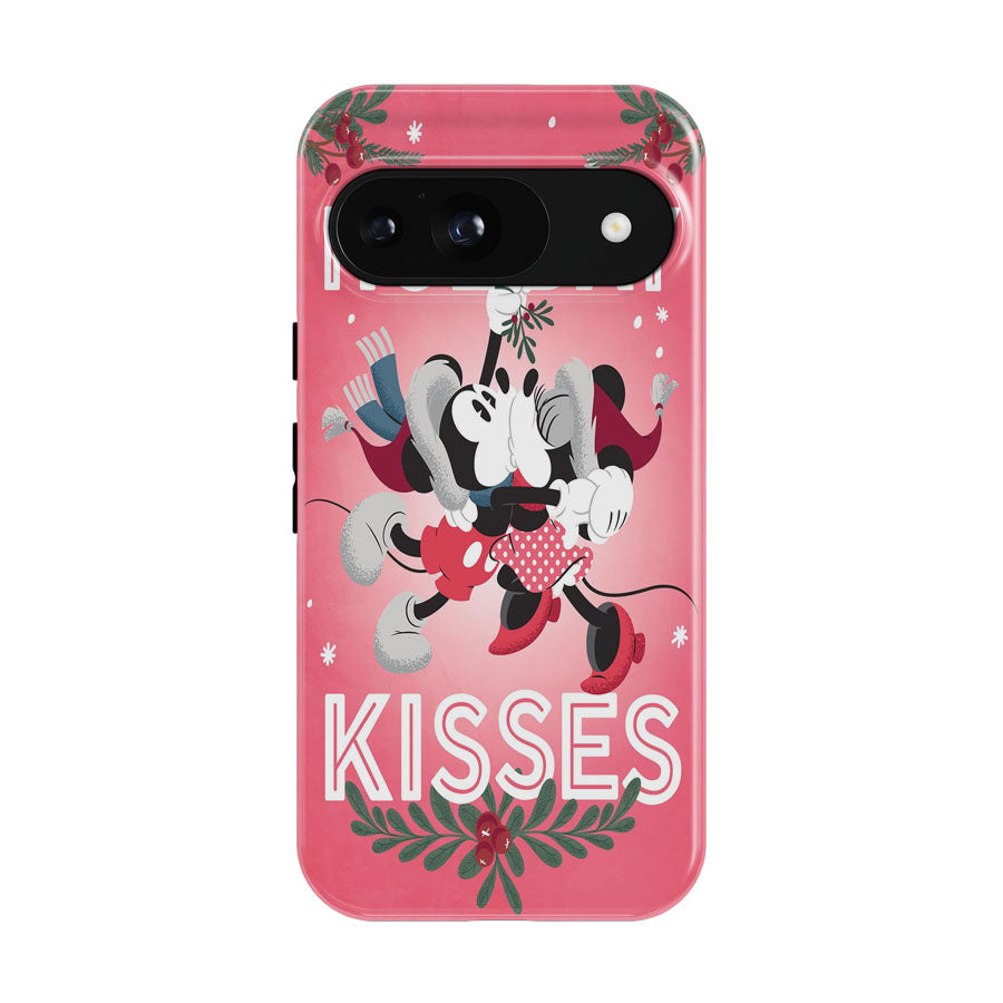 Holiday Kisses Mickey & Minnie Google Pixel 9 | 10 Pro Case