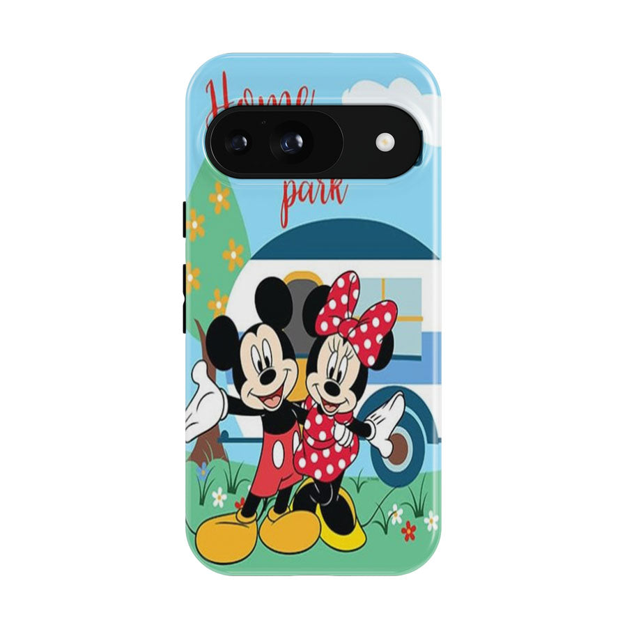 Home Is Where You Park Mickey And Minnie Google Pixel 9 | 10 Pro Case