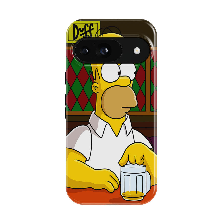 Homer Simpson Cartoon Google Pixel 9 | 10 Pro Case