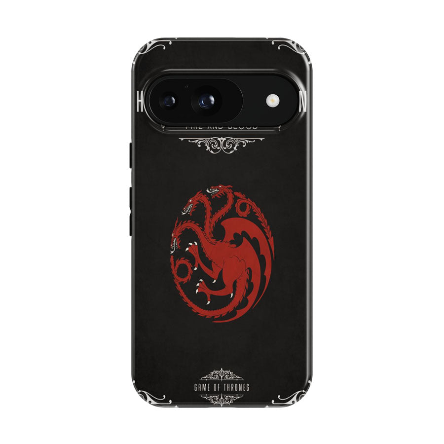 House Targayen Fire And Blood Games Of Thrones Wallpaper Google Pixel 9 | 10 Pro Case