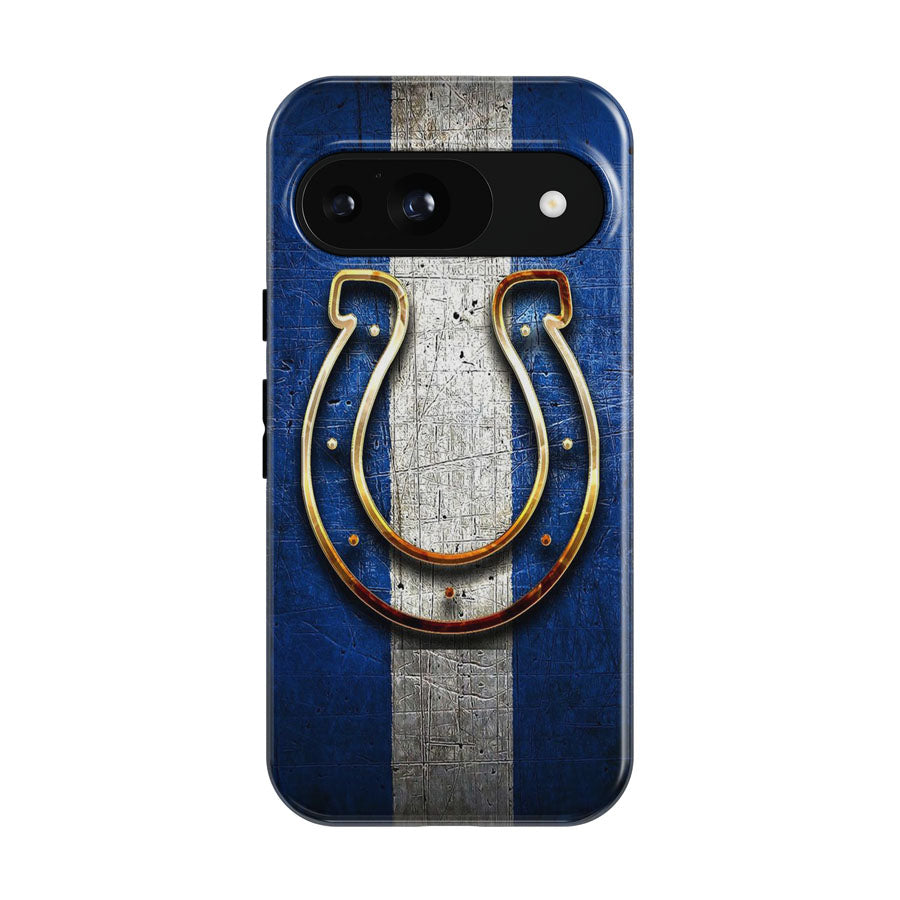 Indianapolis Colts Logo Stripes Google Pixel 9 | 10 Pro Case