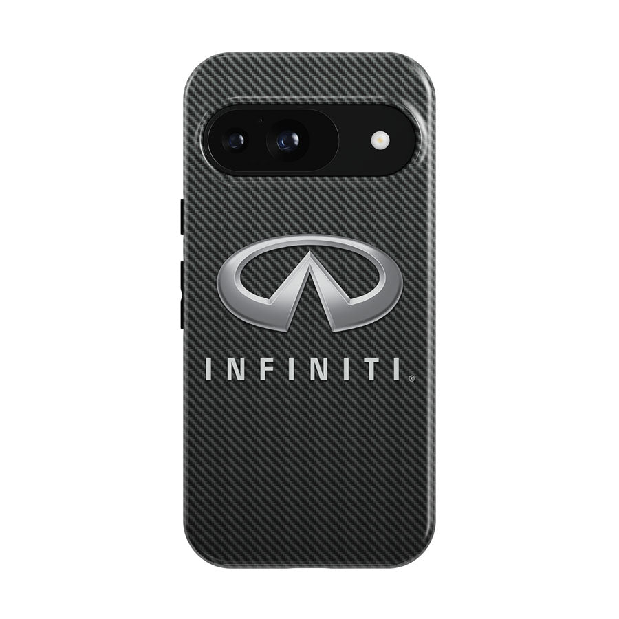 Infiniti Logo Carbon Fiber Google Pixel 9 | 10 Pro Case