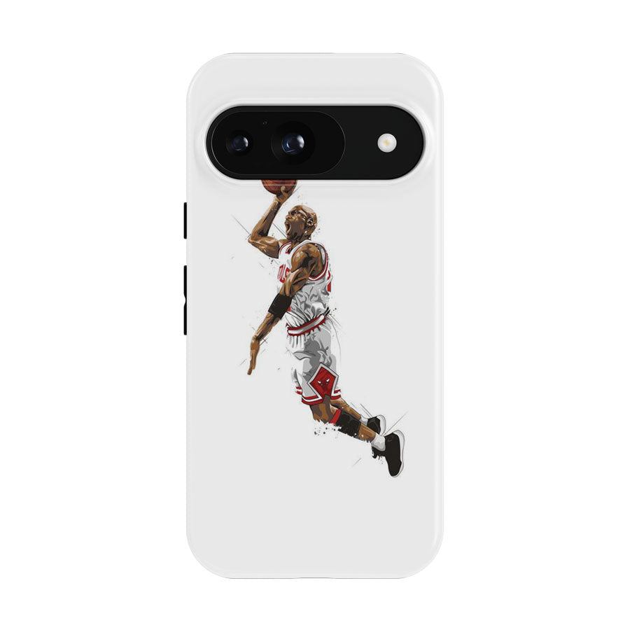 Jumpman Jordan On White Background Google Pixel 9 | 10 Pro Case