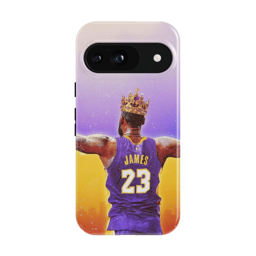 Lebron James Lakers Crown Google Pixel 9 | 10 Pro Case