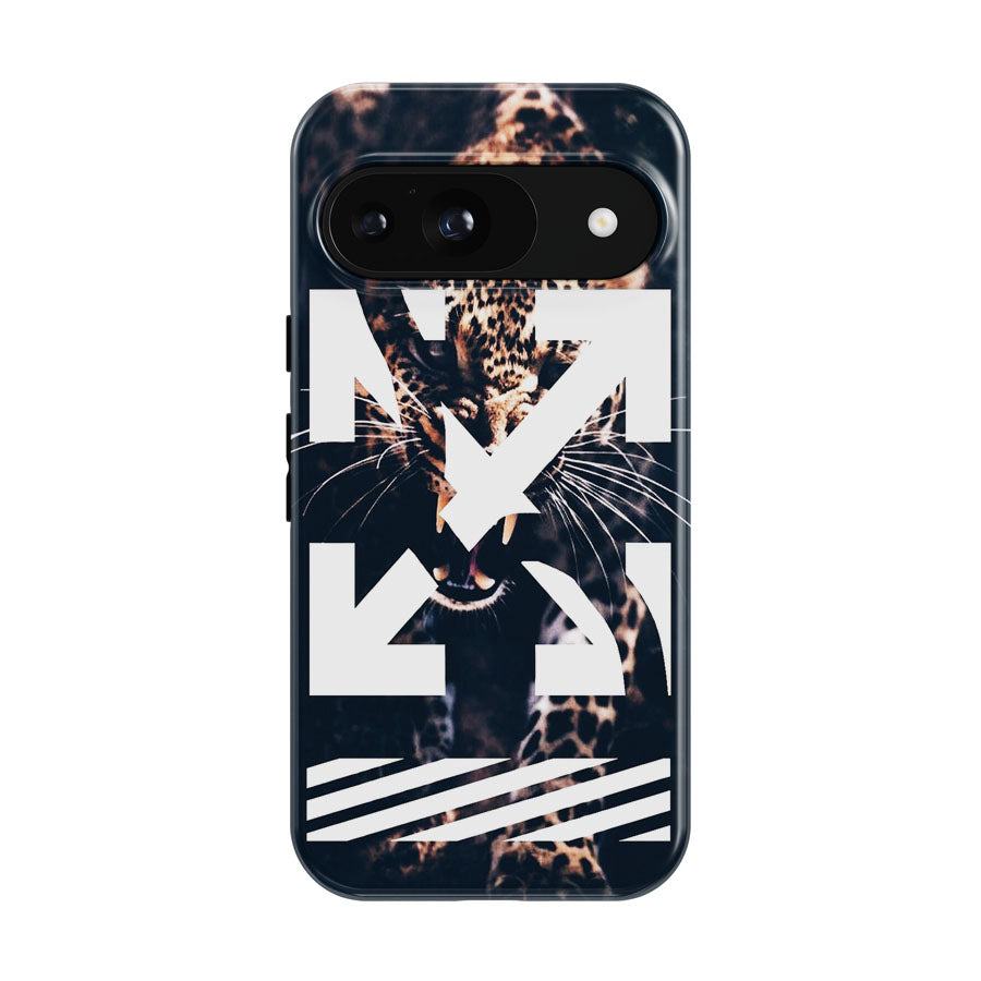 Leopard X Off White Google Pixel 9 | 10 Pro Case