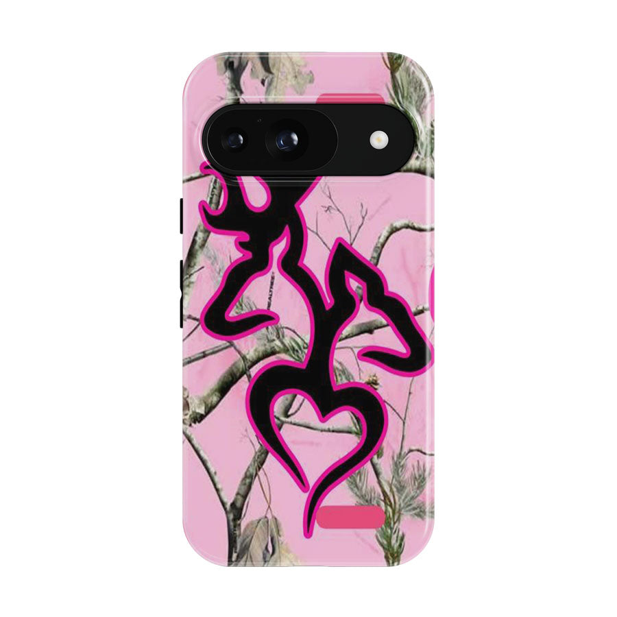 Love Browning Deer Camo Pink Google Pixel 9 | 10 Pro Case