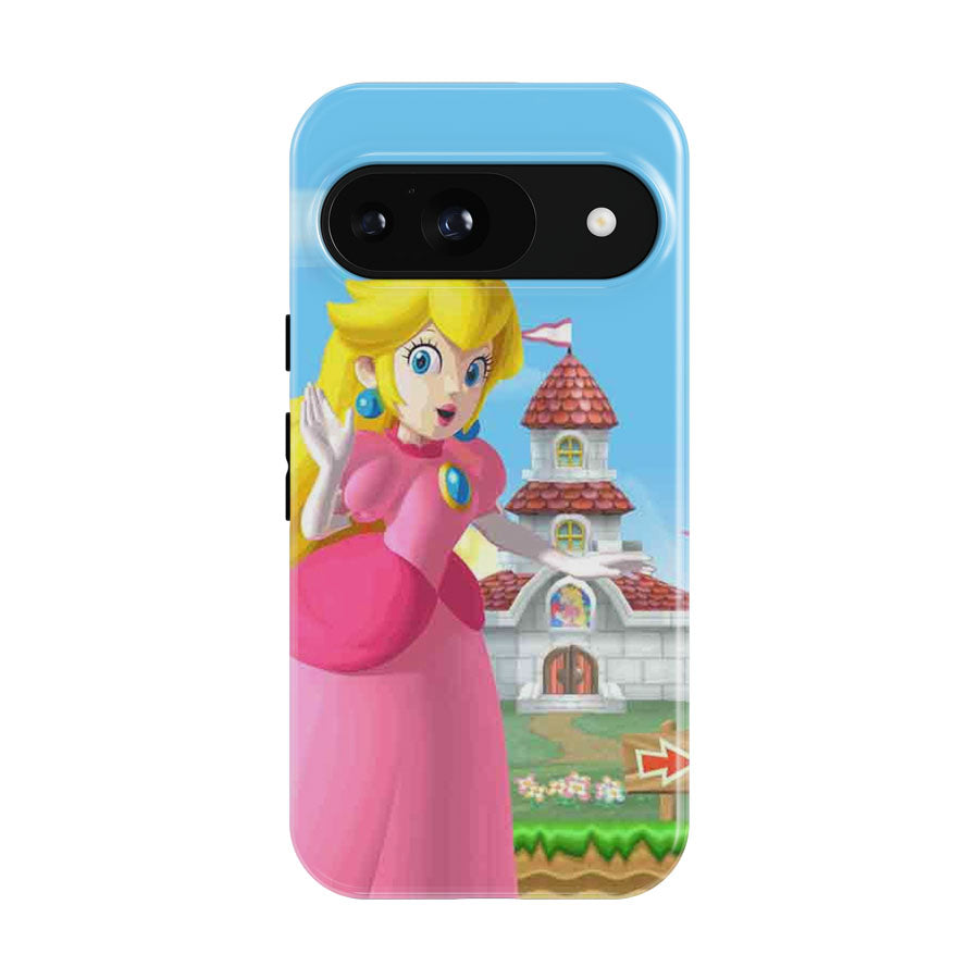 Mario And Princess Peach Left Google Pixel 9 | 10 Pro Case