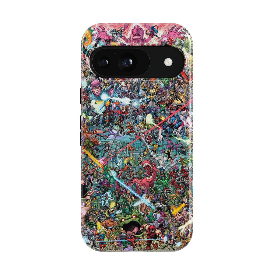 Marvel Comic All Character Collection Google Pixel 9 | 10 Pro Case
