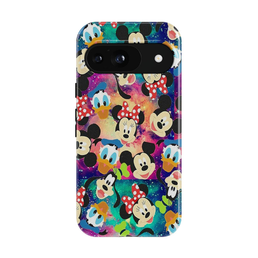 Mickey And Friends Galaxy Wallpaper Google Pixel 9 | 10 Pro Case