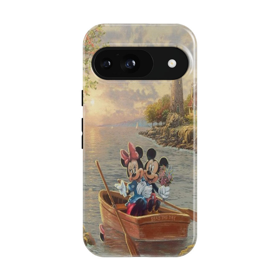 Mickey And Minnie Lighthouse Cover Google Pixel 9 | 10 Pro Case